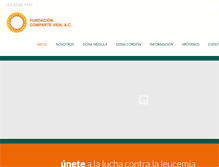 Tablet Screenshot of fundacioncompartevida.org